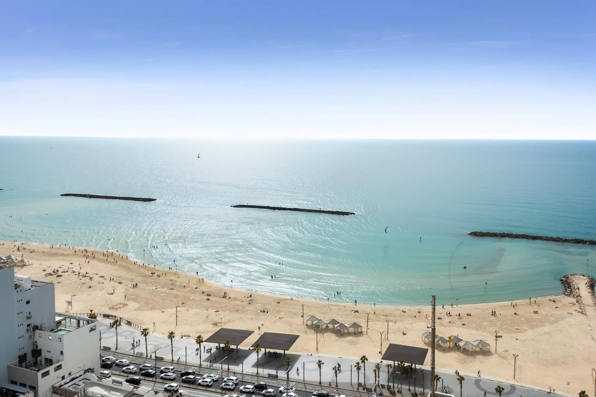 Superb Beachfront Apartments With Shelter By Sea N' Rent Tel Aviv Ngoại thất bức ảnh